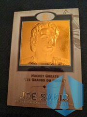 2001-02 Pacific Mcdonalds JOE SAKIC #2 Prism GOLD Hockey Greats